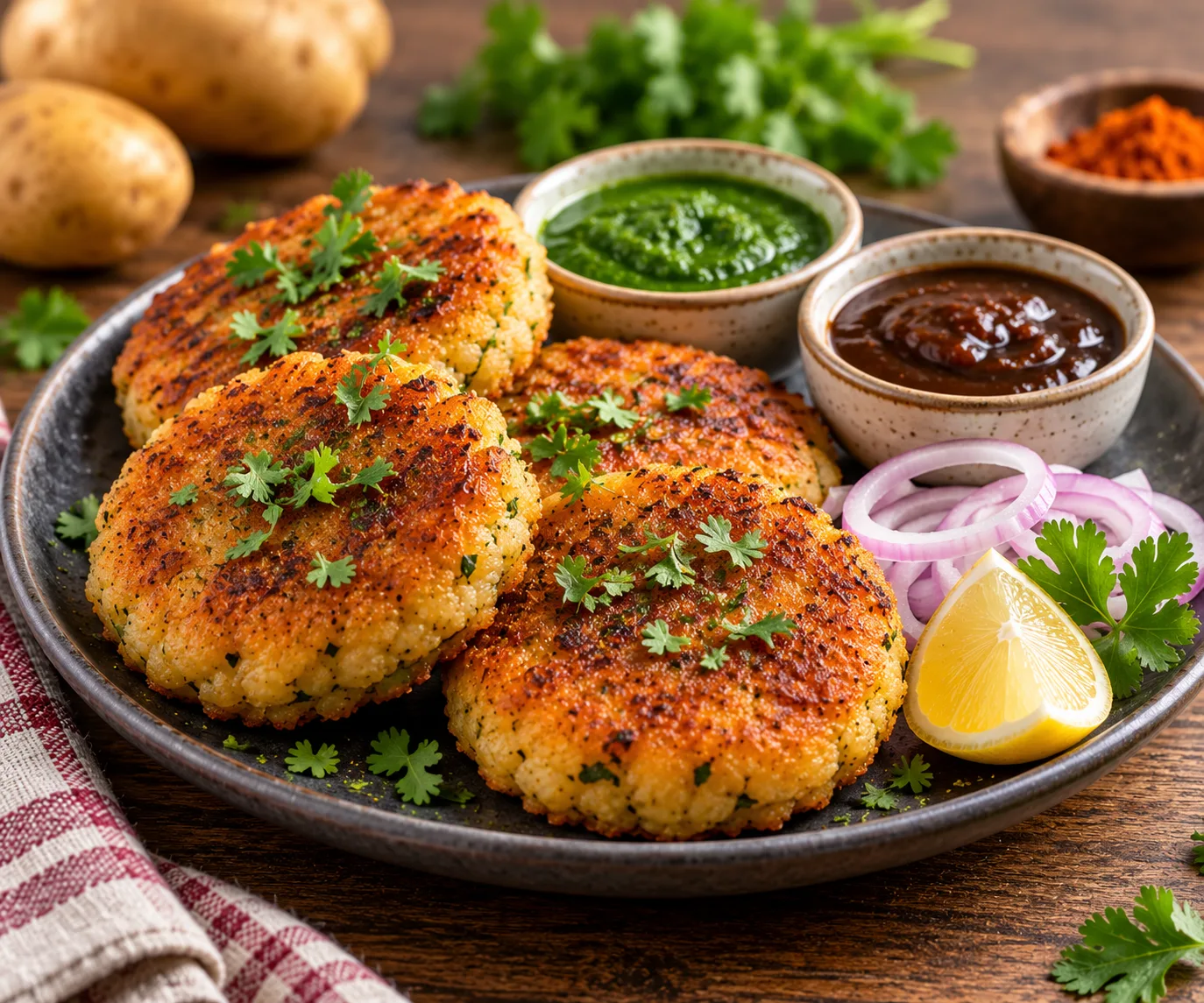 Crispy Aloo Tikki