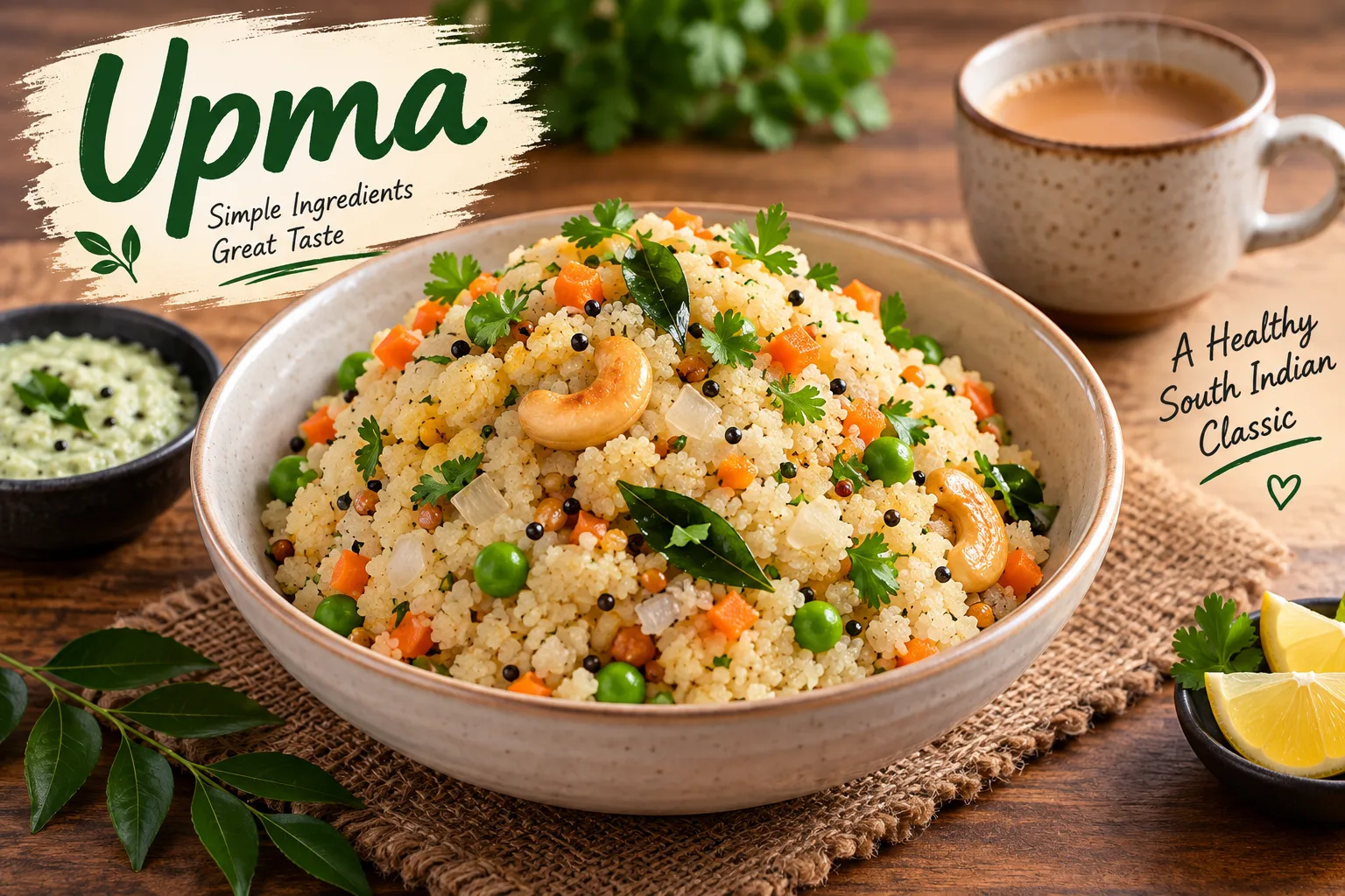 Mumbai-Style Vegetable Upma